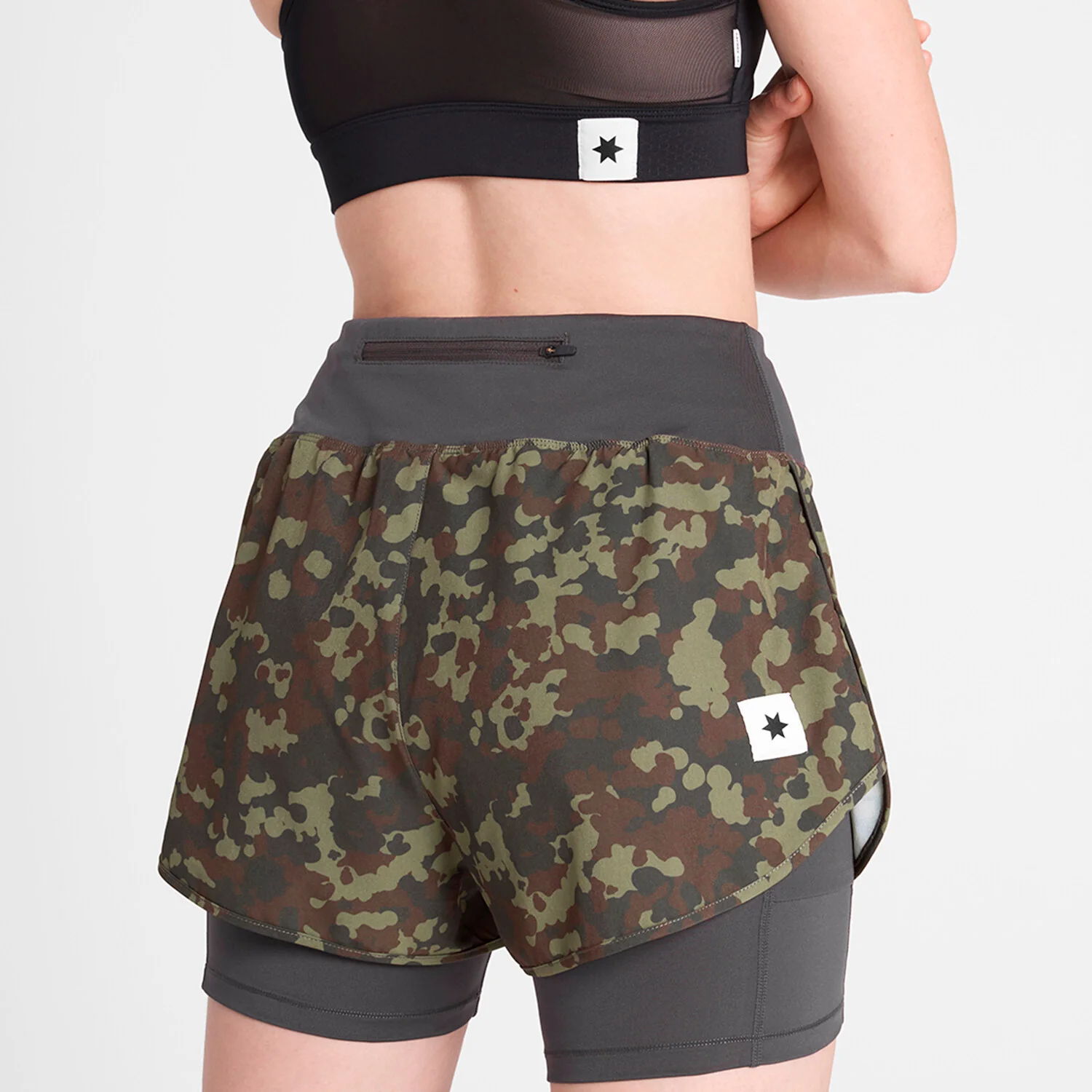 Camo Pace 2 in 1 Shorts 3" - Image 4