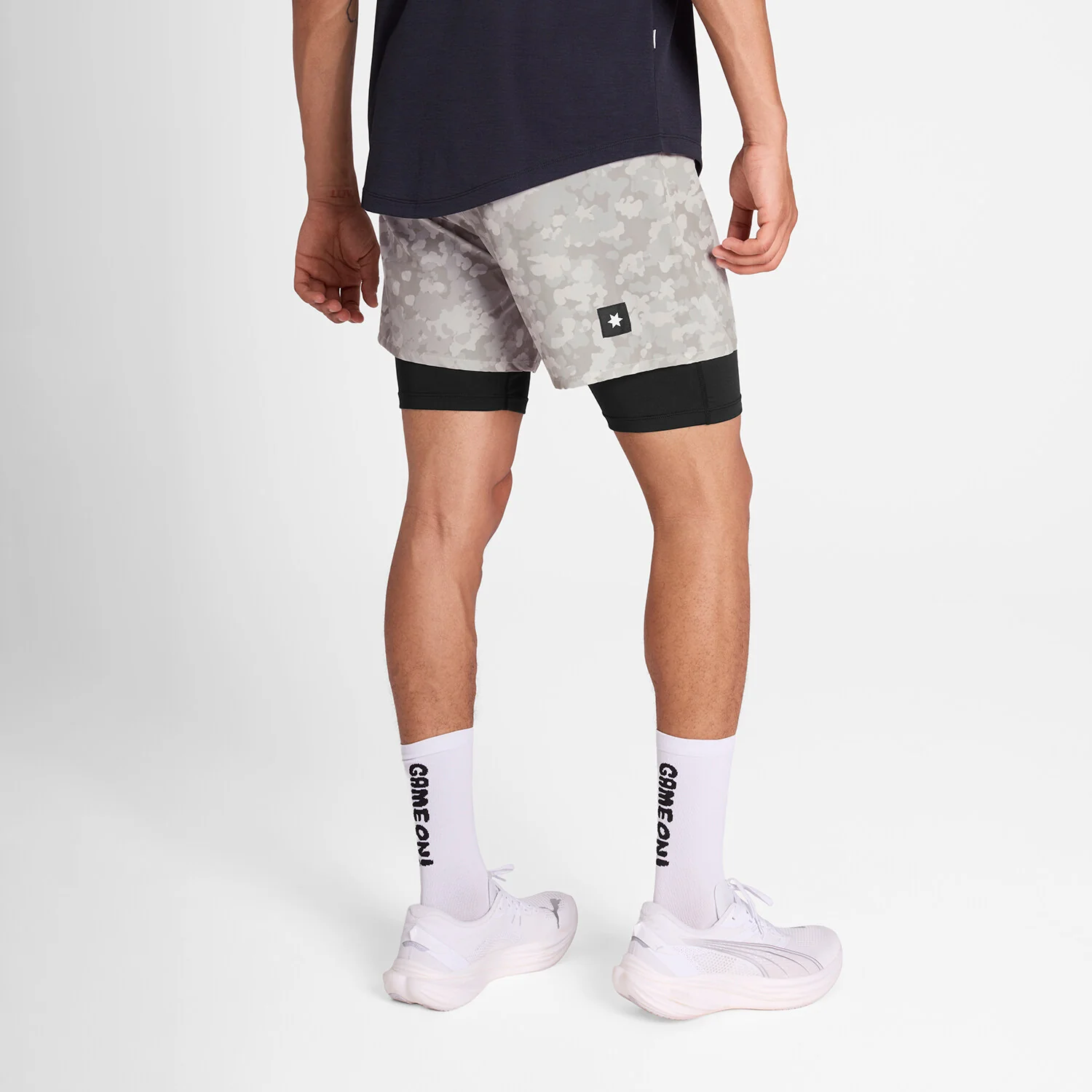 Camo Pace 2 in 1 Shorts 5'' - Image 3
