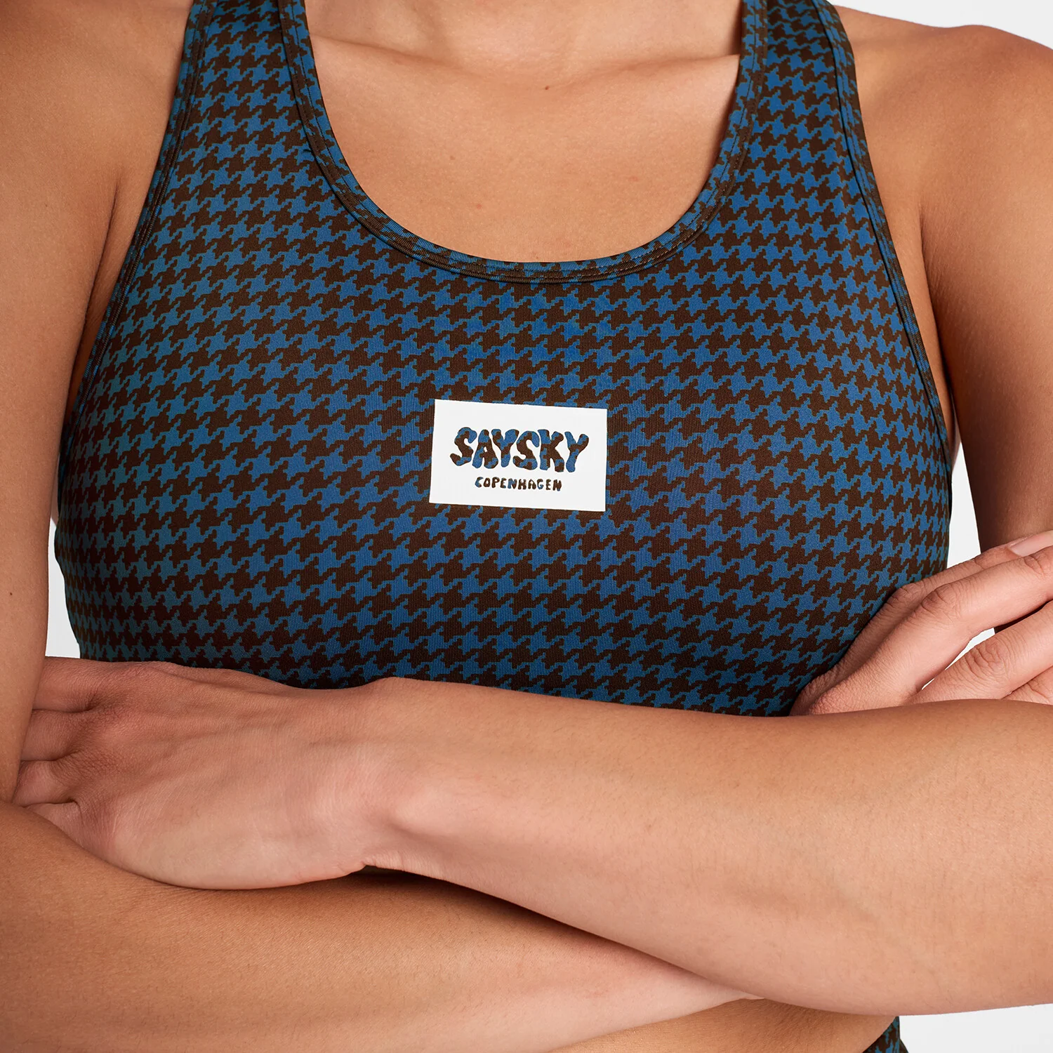 Houndstooth Combat Sports Bra - Image 3