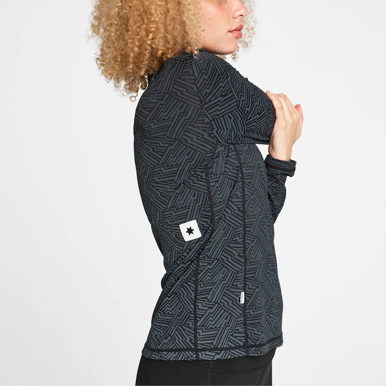 Reflective Pace Half Zip Long Sleeve - Image 4